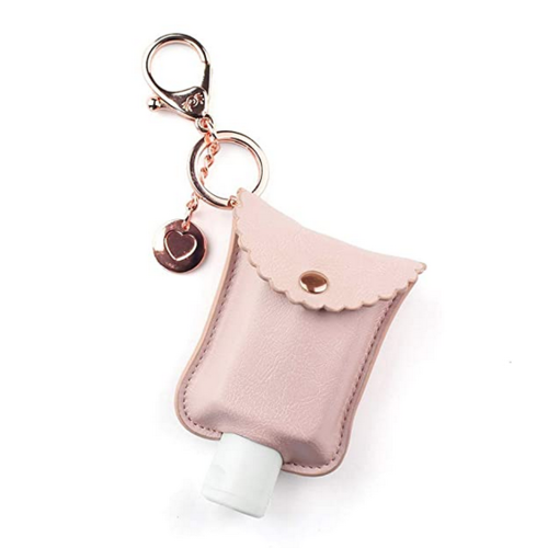 ITZY RITZY Itzy Ritzy Blush Cute & Clean Hand Sanitizer Keychain ITZY RITZY Itzy Ritzy Blush Cute & Clean Hand Sanitizer Keychain