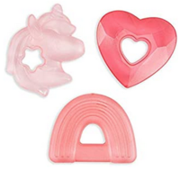 Itzy Ritzy Cutie Coolers Unicorn Water-filled Teethers (3 Pk)