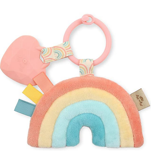 ITZY RITZY Itzy Ritzy Pal Plush + Rainbow Teether ITZY RITZY Itzy Ritzy Pal Plush + Rainbow Teether