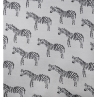 Oilo Zebra Crib Sheet