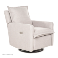 OILO FLYNN RECLINER + SWIVEL NURSERY GLIDER
