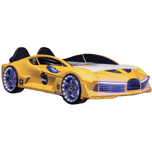 SuperCarBeds SuperCarBeds Aero Race Car Twin Bed with Mattress + LED Lights and Sound Effects SuperCarBeds SuperCarBeds Aero Race Car Twin Bed with Mattress + LED Lights and Sound Effects