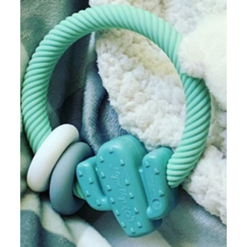ITZY RITZY Itzy Ritzy RAttle Silicone Teether Cactus ITZY RITZY Itzy Ritzy RAttle Silicone Teether Cactus