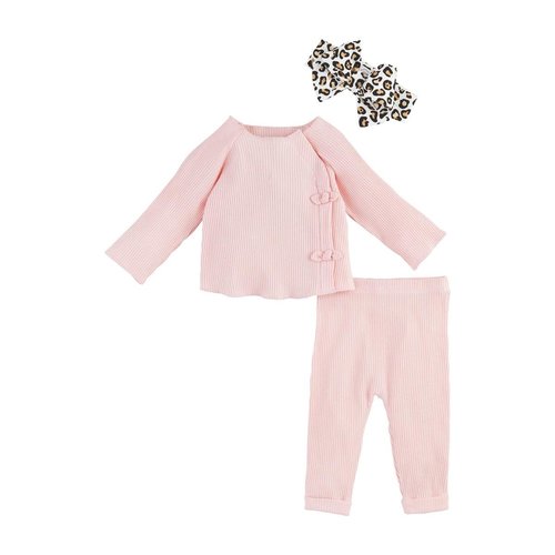 MUDPIE Mudpie Leopard Three-Piece Set MUDPIE Mudpie Leopard Three-Piece Set