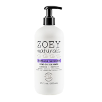 Zoey Naturals Soothing Lavendar Head to Toe Wash