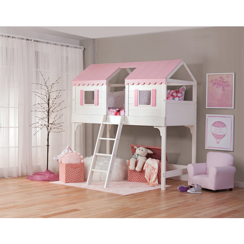 TI AMO Ti Amo Doll House Loft Bed Twin TI AMO Ti Amo Doll House Loft Bed Twin