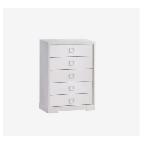 NEST Nest Lello 5 Drawer Dresser White NEST Nest Lello 5 Drawer Dresser White