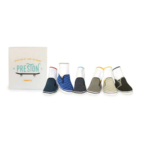 TRUMPETTE Trumpette Preston Pastels 6-Pack Baby Socks TRUMPETTE Trumpette Preston Pastels 6-Pack Baby Socks