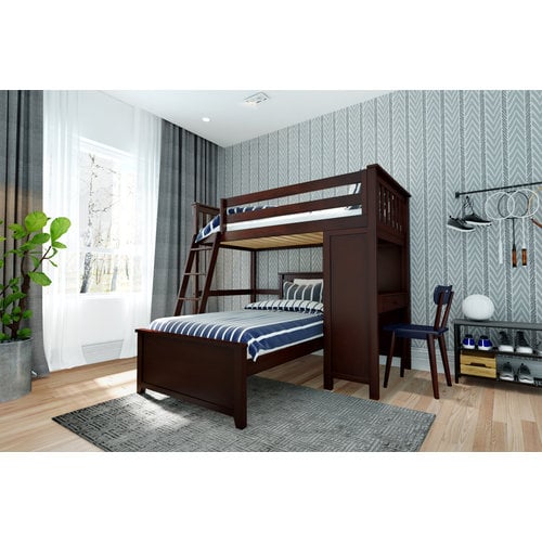 JACKPOT-DELUXE Jackpot Deluxe Canterbury Loft Bed Study + Twin Bed JACKPOT-DELUXE Jackpot Deluxe Canterbury Loft Bed Study + Twin Bed