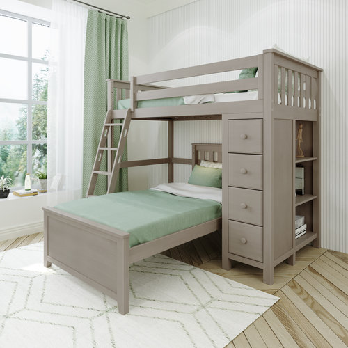 JACKPOT-DELUXE Jackpot Deluxe Edinburgh Loft Bed Storage + Twin Bed JACKPOT-DELUXE Jackpot Deluxe Edinburgh Loft Bed Storage + Twin Bed