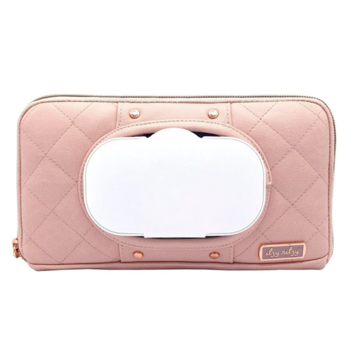 ITZY RITZY Itzy Ritzy Blush Travel Wipes Case ITZY RITZY Itzy Ritzy Blush Travel Wipes Case