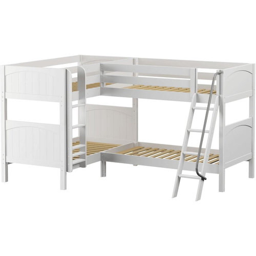 Maxtrix Twin Medium Corner Bunk with Straight Ladder and Angled Ladder Maxtrix Twin Medium Corner Bunk with Straight Ladder and Angled Ladder