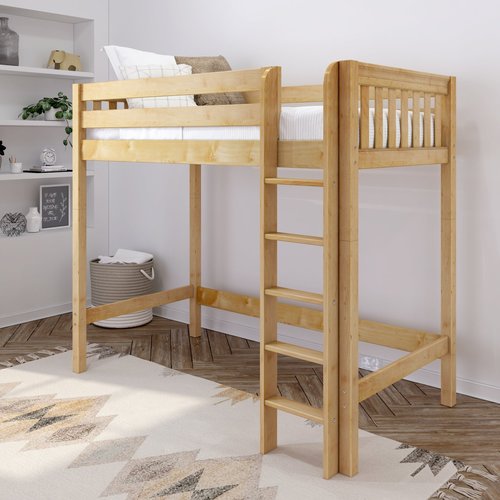 Maxtrix Twin High Loft Bed with Ladder Maxtrix Twin High Loft Bed with Ladder