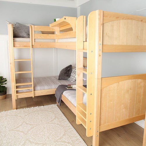 Maxtrix Twin High Corner Bunk with Ladders Maxtrix Twin High Corner Bunk with Ladders