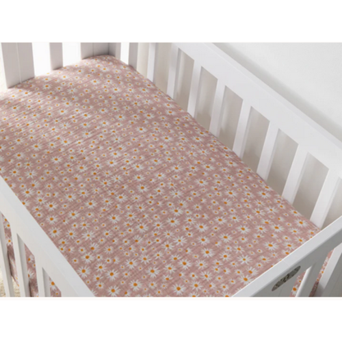 BABYLETTO Babyletto Daisy Muslin Crib Sheet BABYLETTO Babyletto Daisy Muslin Crib Sheet
