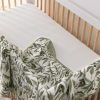 Babyletto Olive Branches Muslin Quilt