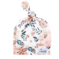 Copper Pearl Top Knot Hat 0-4 Months | Autumn