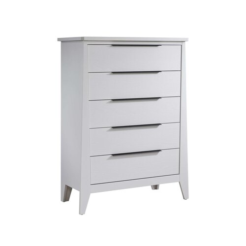 NEST Nest Flexx 5-Drawer Chest in White NEST Nest Flexx 5-Drawer Chest in White