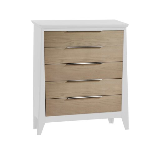 NEST Nest Flexx 5-Drawer Chest White/Natural Wheat NEST Nest Flexx 5-Drawer Chest White/Natural Wheat