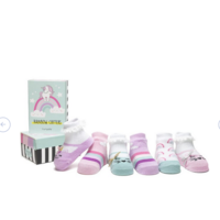 Trumpette Rainbow Critters 6pk socks baby