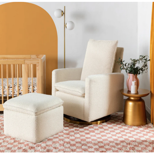 Babyletto Cali Storage Ivory Boucle Ottoman Babyletto Cali Storage Ivory Boucle Ottoman