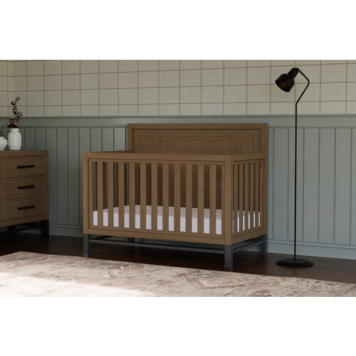 Monogram by Namesake Monogram by Namesake Newbern 4-in-1 Convertible Crib in Driftwood Monogram by Namesake Monogram by Namesake Newbern 4-in-1 Convertible Crib in Driftwood