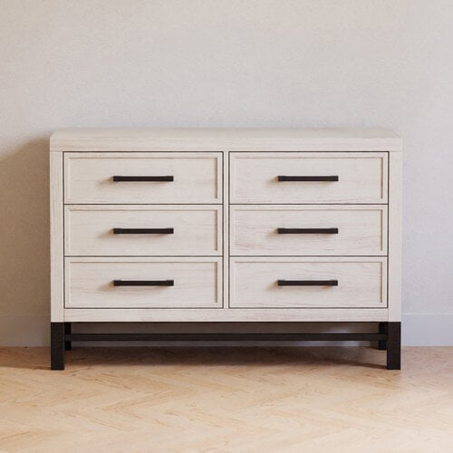 Monogram by Namesake Monogram by Namesake Newbern 6-Drawer Assembled Dresser in White Driftwood Monogram by Namesake Monogram by Namesake Newbern 6-Drawer Assembled Dresser in White Driftwood