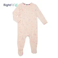 Magnetic Me Coral Floral Right Fit Magnetic Parent Favorite Footie