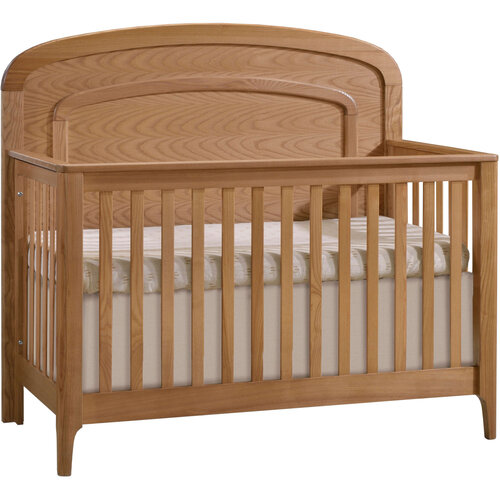 NATART Natart Palo 5-in-1 Convertible Crib with Wooden Arched Moulding NATART Natart Palo 5-in-1 Convertible Crib with Wooden Arched Moulding