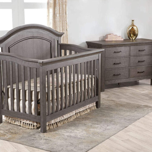 PALI Pali Como Arch Forever Crib + Double Dresser Set PALI Pali Como Arch Forever Crib + Double Dresser Set