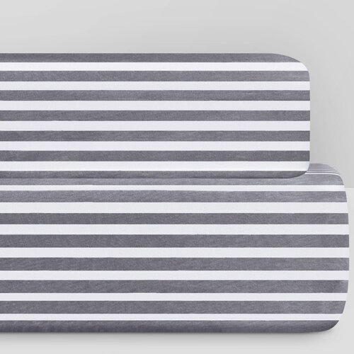 Bellini Bellini GOTS Organic Jersey Cotton Crib Sheet & Changing Pad Cover Set | Gray Stripe Bellini Bellini GOTS Organic Jersey Cotton Crib Sheet & Changing Pad Cover Set | Gray Stripe