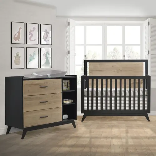 TULIP Tulip Sissi Crib-to-Double Bed + Combo Dresser Set TULIP Tulip Sissi Crib-to-Double Bed + Combo Dresser Set