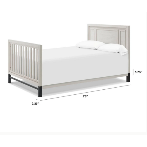 Namesake Full Size Bed Conversion Kit in White Driftwood Namesake Full Size Bed Conversion Kit in White Driftwood