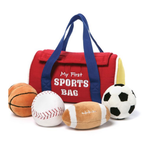 GUND GUND, My First Sports Bag Playset 8 in GUND GUND, My First Sports Bag Playset 8 in
