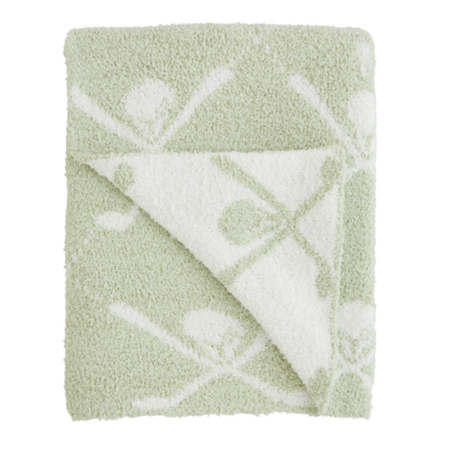 MUDPIE Mudpie Golf Chenille Blanket MUDPIE Mudpie Golf Chenille Blanket