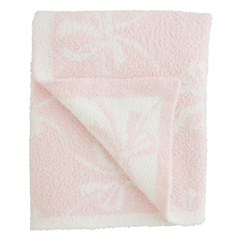 MUDPIE Mudpie Bow Chenille Blanket MUDPIE Mudpie Bow Chenille Blanket