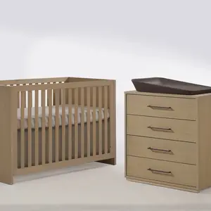 TULIP Tulip Contempo Island Crib + 4-Drawer Dresser Set