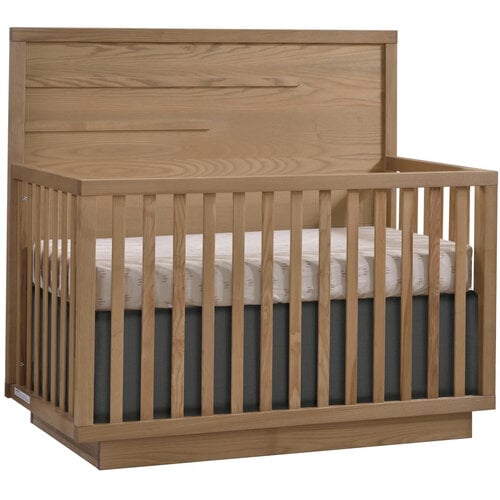 NATART Natart Como Signature 5-in-1 Convertible Crib with Horizontal Moulding NATART Natart Como Signature 5-in-1 Convertible Crib with Horizontal Moulding