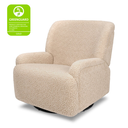 BABYLETTO Winslow Extra Wide Recliner and Swivel Glider Chai Sterling