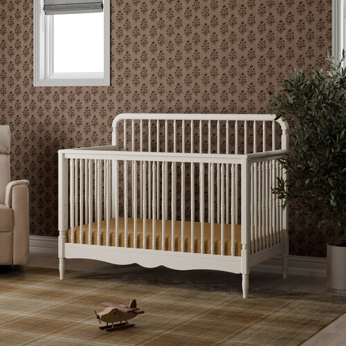 Namesake Namesake Liberty 4 in 1 Convertible Spindle Crib Warm White