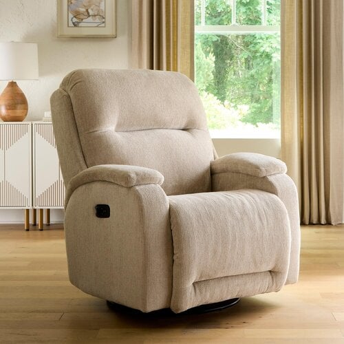 Storytime Storytime Maverly Power Cozzia Swivel Glide Recliner with Heat & Massage