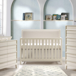 NATART Natart Kyoto Convertible Crib with upholstered panel