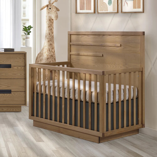 NATART Natart Como Signature 5-in-1 Convertible Crib with Horizontal Moulding