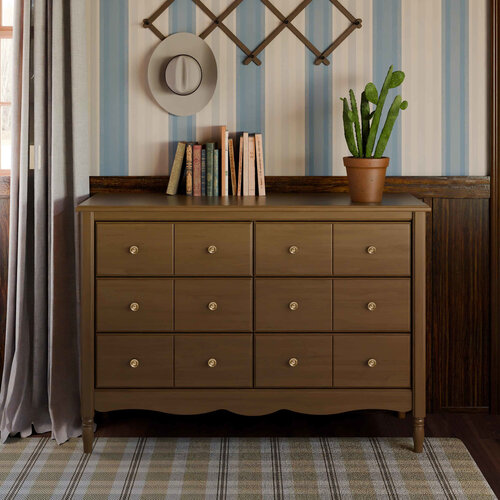 Namesake Namesake Liberty 6-Drawer Assembled Dresser in Natural Walnut