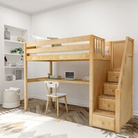Loft Bunk Beds with Stairs: The Smart Space Solution for Growing Teens!