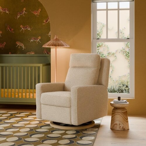 BABYLETTO Babyletto Sigi Pro Power Recliner & Swivel Glider with Power Adjustable Headrest & Lumbar Support