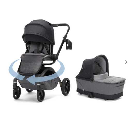 Tana 360° Rotating Stroller & Bassinet Onyx Floor Sample 50% Off