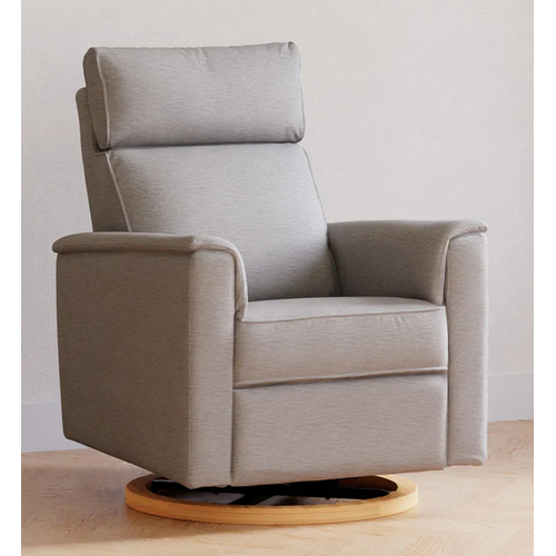 Monogram by Namesake Namesake Willa Pro Power Recliner & Swivel Glider Performance Grey Eco-Weave