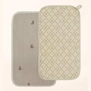 OILO Oilo Organic Cotton Bear Crib Sheet