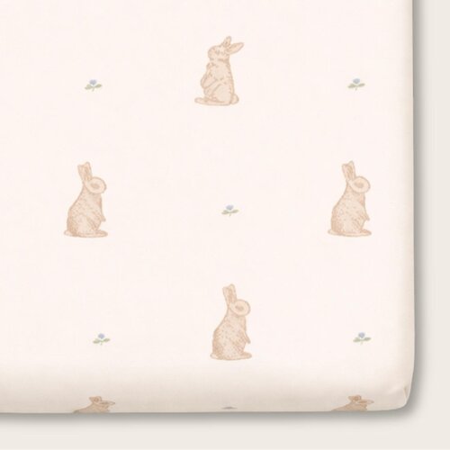 OILO Oilo Bunny Crib Sheet